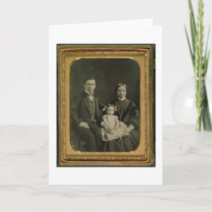 Cartão The Hiller family, c.1850 (daguerreotype)
