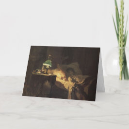 Cartão The Ill Woman (por Vasily Polenov)