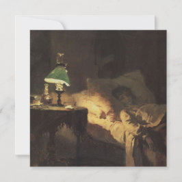 Cartão The Ill Woman (por Vasily Polenov)