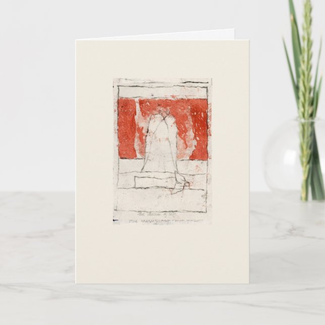 Cartão The illusion of self (Frente)