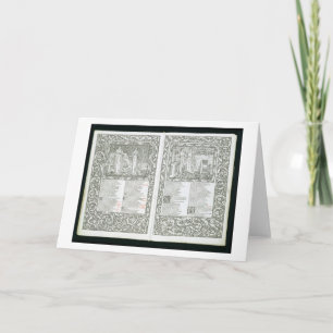 Cartão The 'Kelmscott Chaucer', published 1896 by the Kel