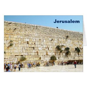 Cartão The Kotel - Western Wall