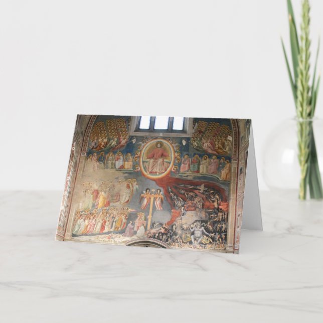Cartão The Last Judgment - Scrovegni Chapel, Italy -  (Frente)