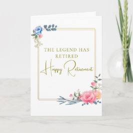 Cartão The Legend Has Retired Gift