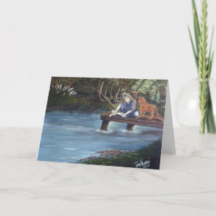Cartão The Little Fisherman Greeting Card