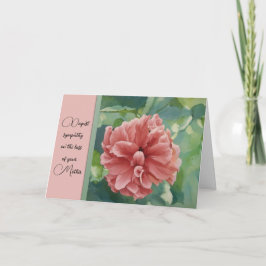 Cartão The Loss of a Mother - Sympathy Card