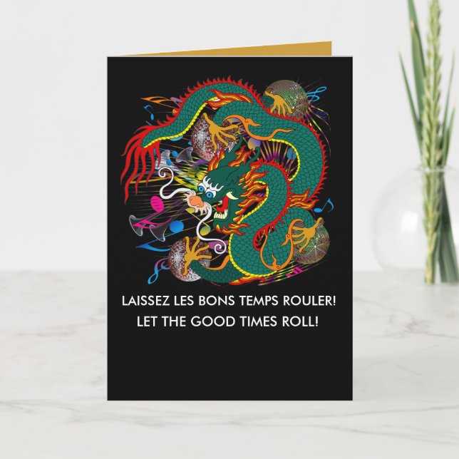 Cartão The-Mardi Gras Dragon V-2 (Frente)
