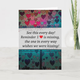 Cartão The Missing Heart Loves You