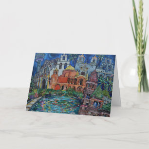 Cartão The Missions San Antonio Greeting Card