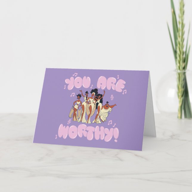 Cartão The Muses - You Are Worthy Card (Frente)