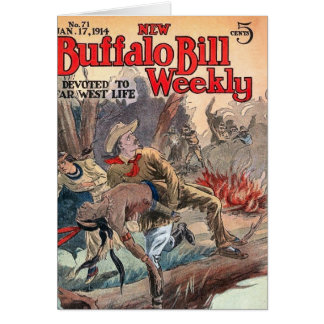 Cartão The New Buffalo Bill Weekly No. 71 1914