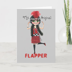 Cartão The Original Flapper Roaring '20s Card