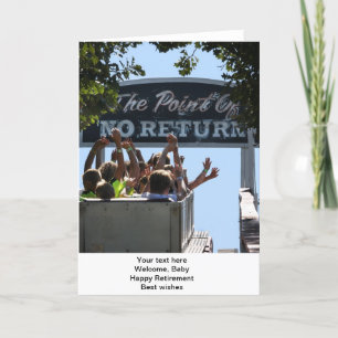 Cartão The Point of No Return greeting card