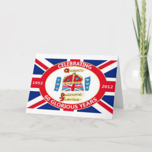 Cartão The Queen's Diamond Jubilee