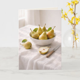 Cartão The Quiet Harvest Still Life Blank Art Card