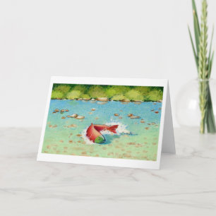 Cartão The Salmon Note Card