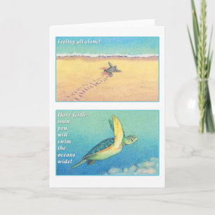 Cartão The Sea Turtle Greeting Card
