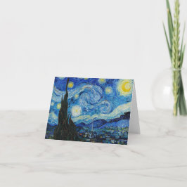 Cartão The Starry Night - Vincent Van Gogh