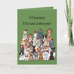 Cartão The Terriers Holiday Card