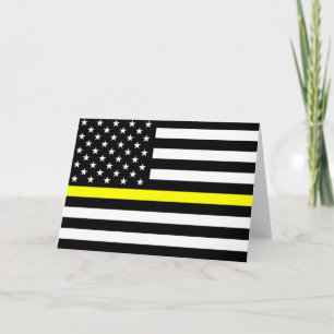Cartão The Thin Gold Line Flag