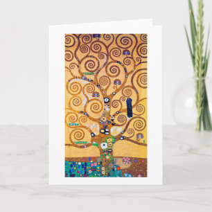 Cartão The Tree of Life (detail), Klimt