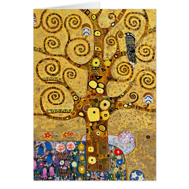 Cartão “ The Tree of Life ” , Gustav Klimt (Frente)