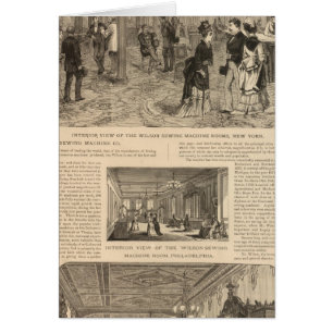Cartão The Wilson Sewing Machine Company