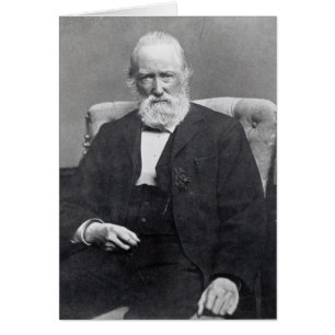 Cartão Theodor Storm, c.1886
