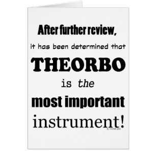 Cartão Theorbo Instrumento Mais Importante
