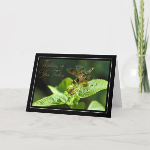 Cartão Thinking of You Dragonfly Card