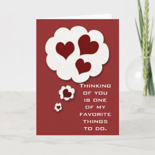 Cartão Thinking of You -- Greeting Card