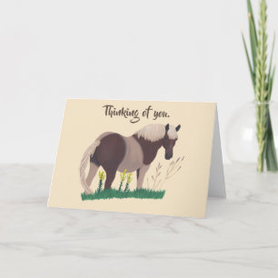 Cartão Thinking of you Horse Greeting Cards
