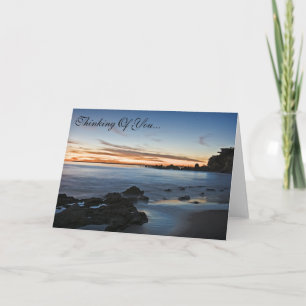 Cartão Thinking of You Sunset Beach Card