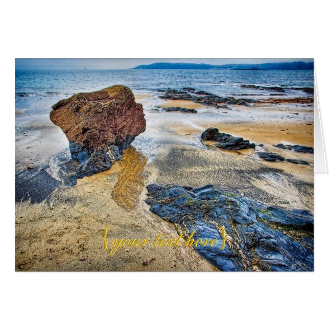 Cartão Third Beach Rock (Frente Horizontal)