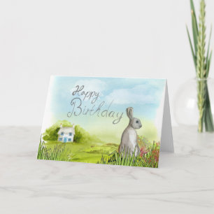 Cartão This Rabbit wishes a Happy Birthday!