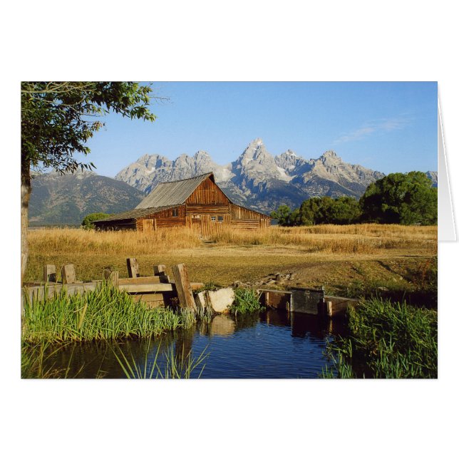 Cartão Thomas A. Moulton Barn (Frente horizontal)