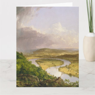 Cartão Thomas Cole O Oxbow O Rio Connecticut