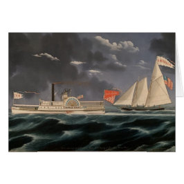 Cartão Thomas Hunt e a América 1852