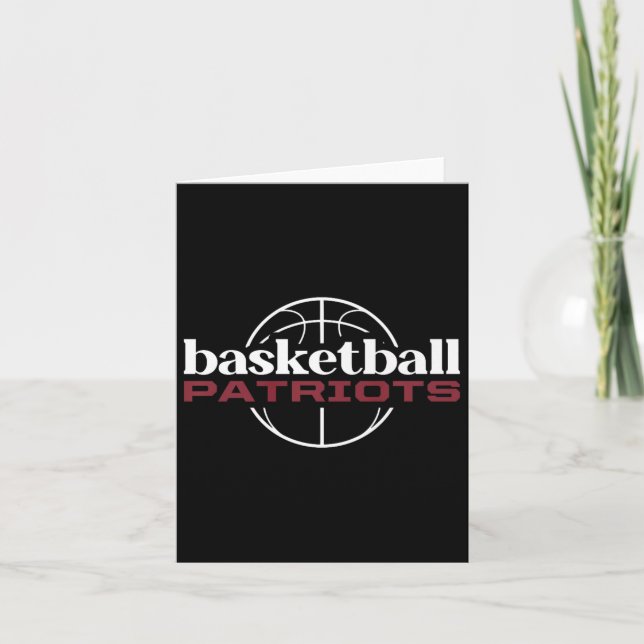 Cartão Thomas Jefferson Patriots Basquete (Frente)