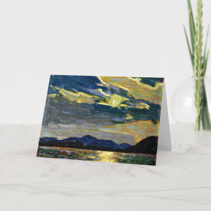 Cartão Thomson - Luz de Verão Quente, pintura de arte