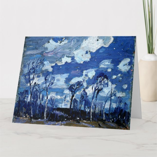 Cartão Thomson - Nocturne, The Birches, (Frente)