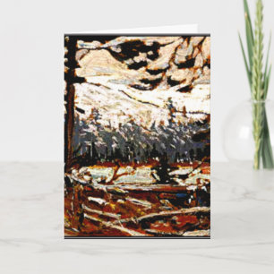 Cartão Thomson - Woodland Interior, Parque Algonquin