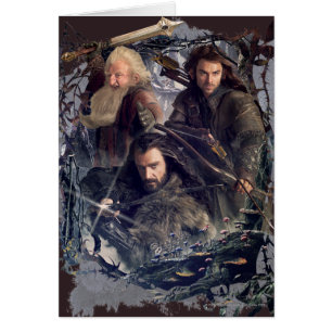 Cartão Thorin, Kili e Gráfico Balin
