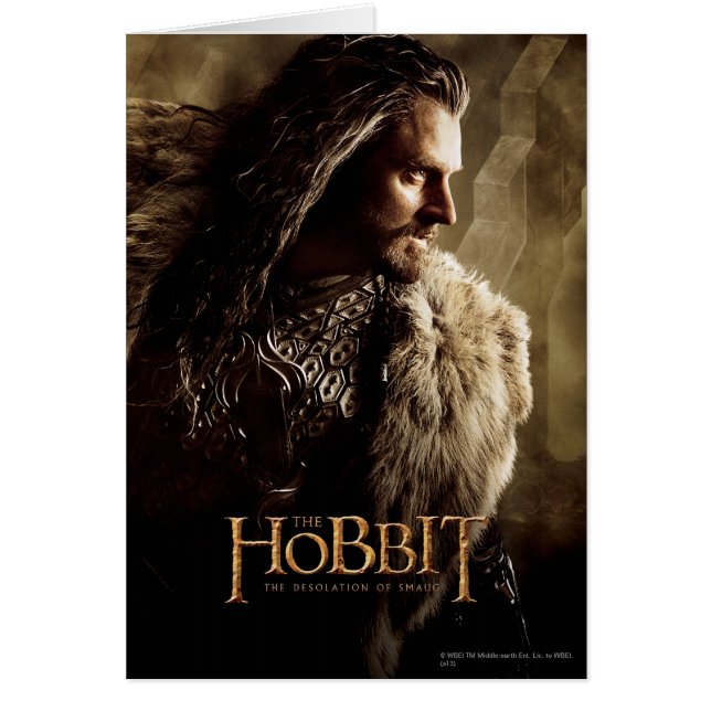 Cartão THORIN OAKENSHIELD™ Caracter Poster 1 (Frente)