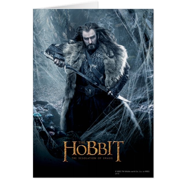 Cartão THORIN OAKENSHIELD™ Caracter Poster 3 (Frente)