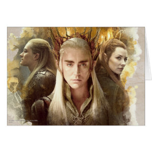 Cartão Thranduil, LEGOLAS GREENLEAF™, & TAURIEL™ Gráfico