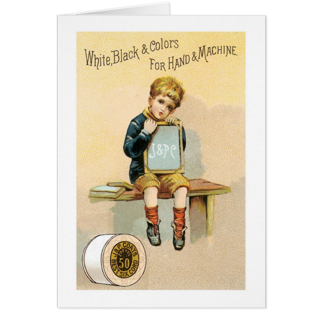 Cartão Threads de casacos (Frente)