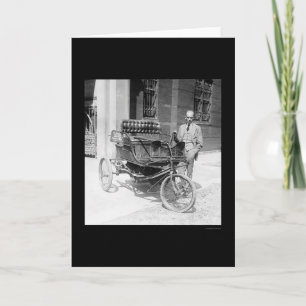 Cartão Three-Wheel Auto First Prize 1924