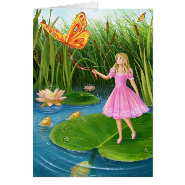 Cartão "Thumbelina" (Frente)