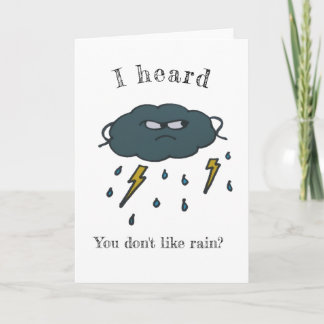 Cartão Thunder Cloud